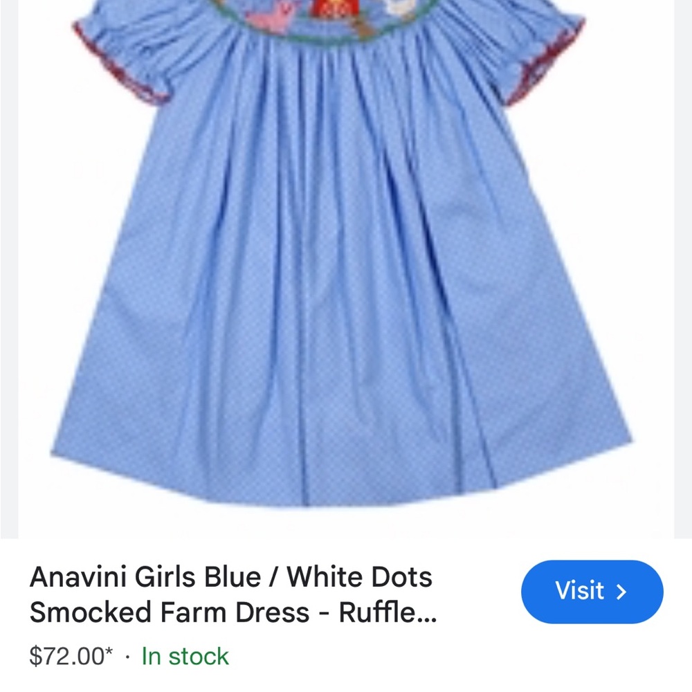 Girls dress size 18M